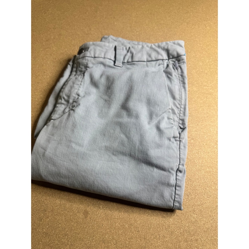Lululemon Commission Short 9 Light Blue Grey Mens Chino Shorts Size 33‎